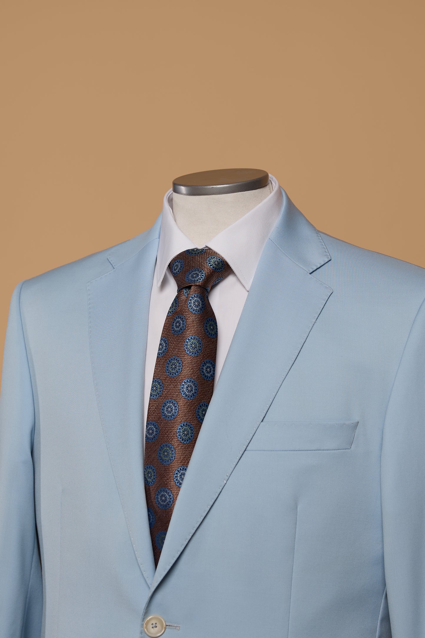 VERDI SKY WOOL SUIT