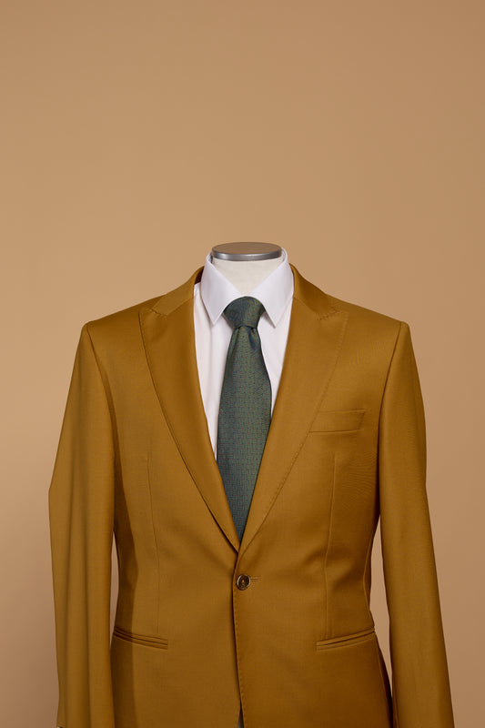 VERDI MUSTARD WOOL SUIT