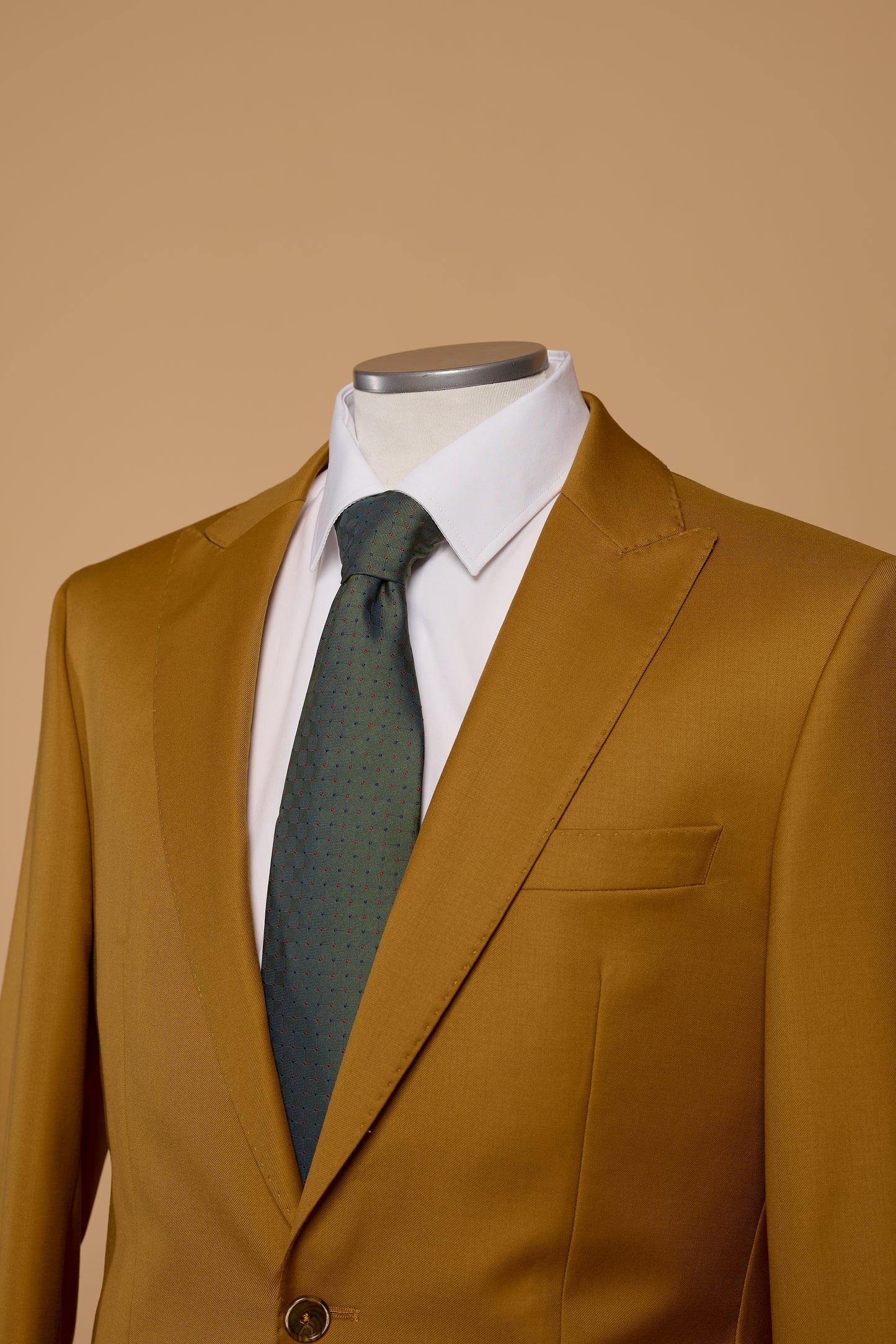 VERDI MUSTARD WOOL SUIT