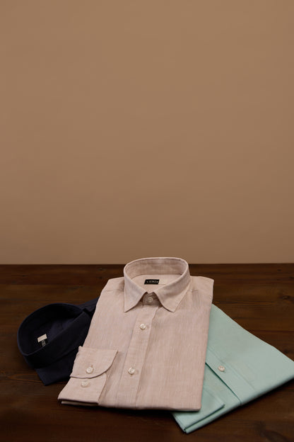 Beige Linen Shirt
