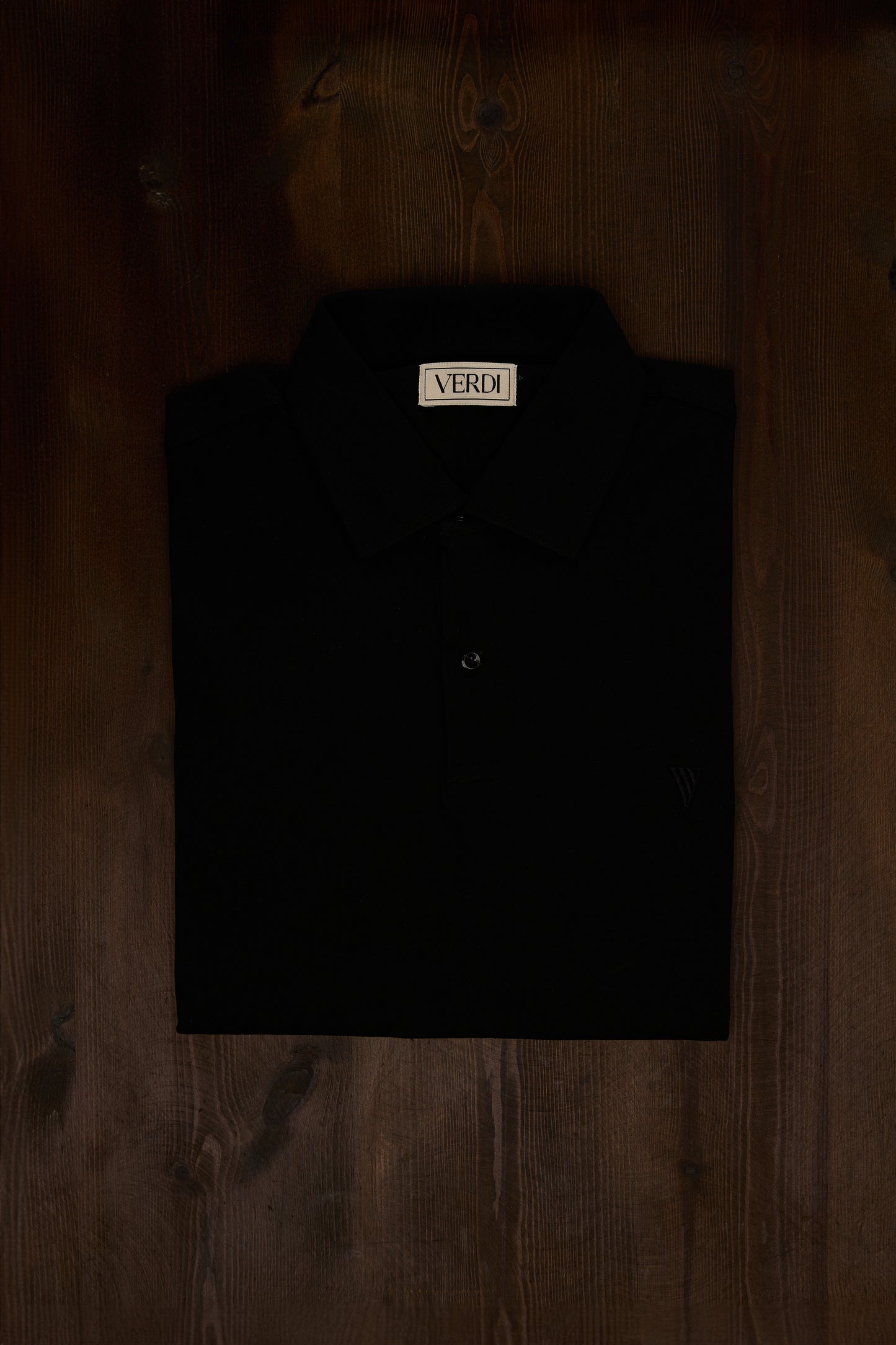 VERDI BLACK POLO SHIRT