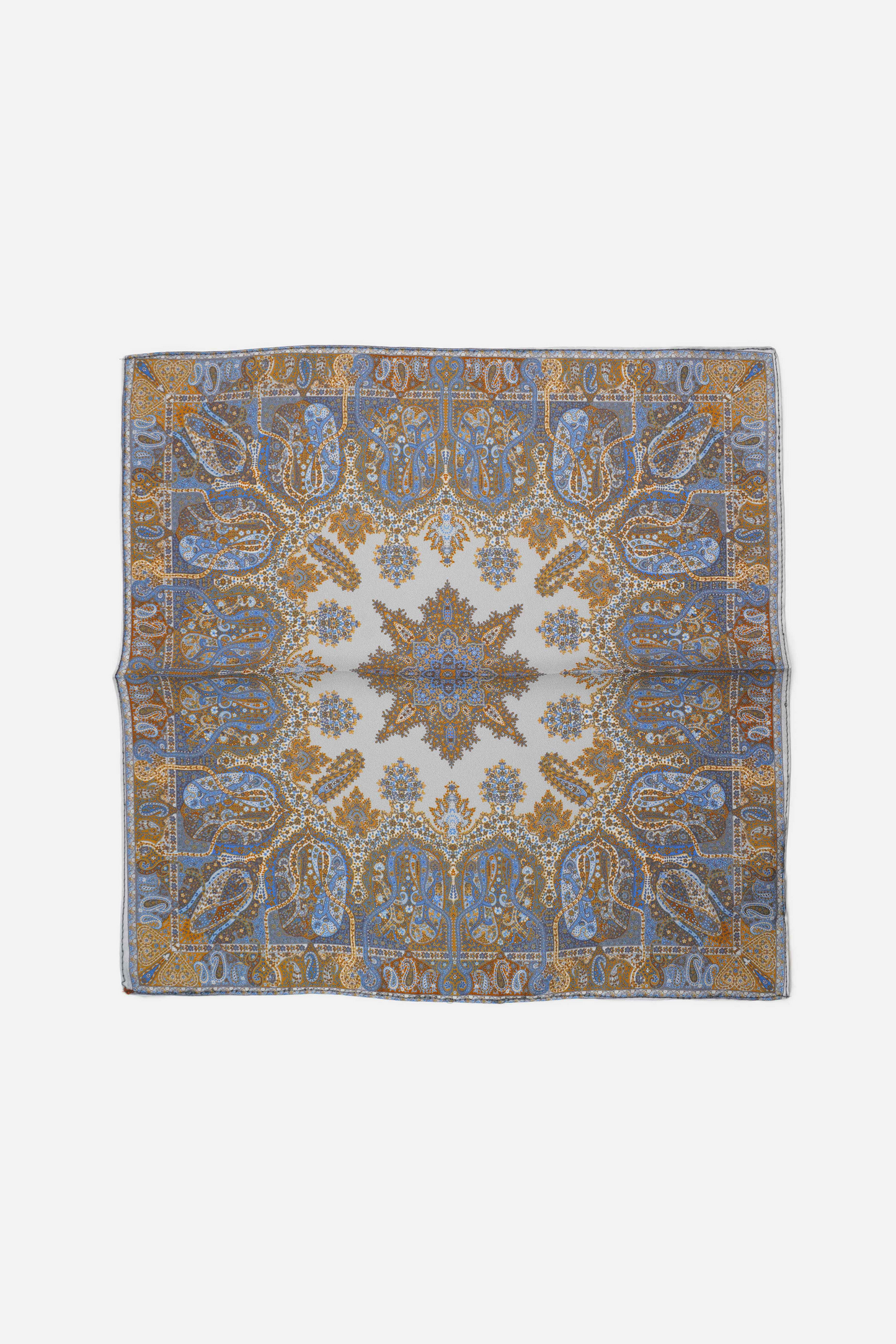 Sky Blue Ornamental Scarf
