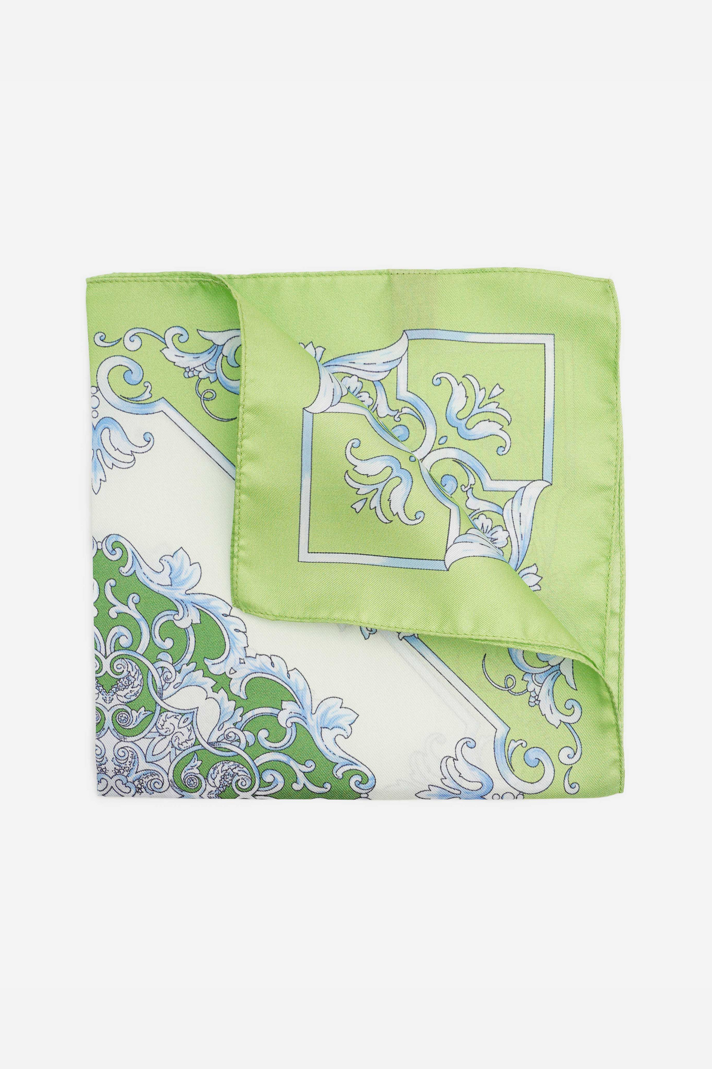Lime Baroque Scarf