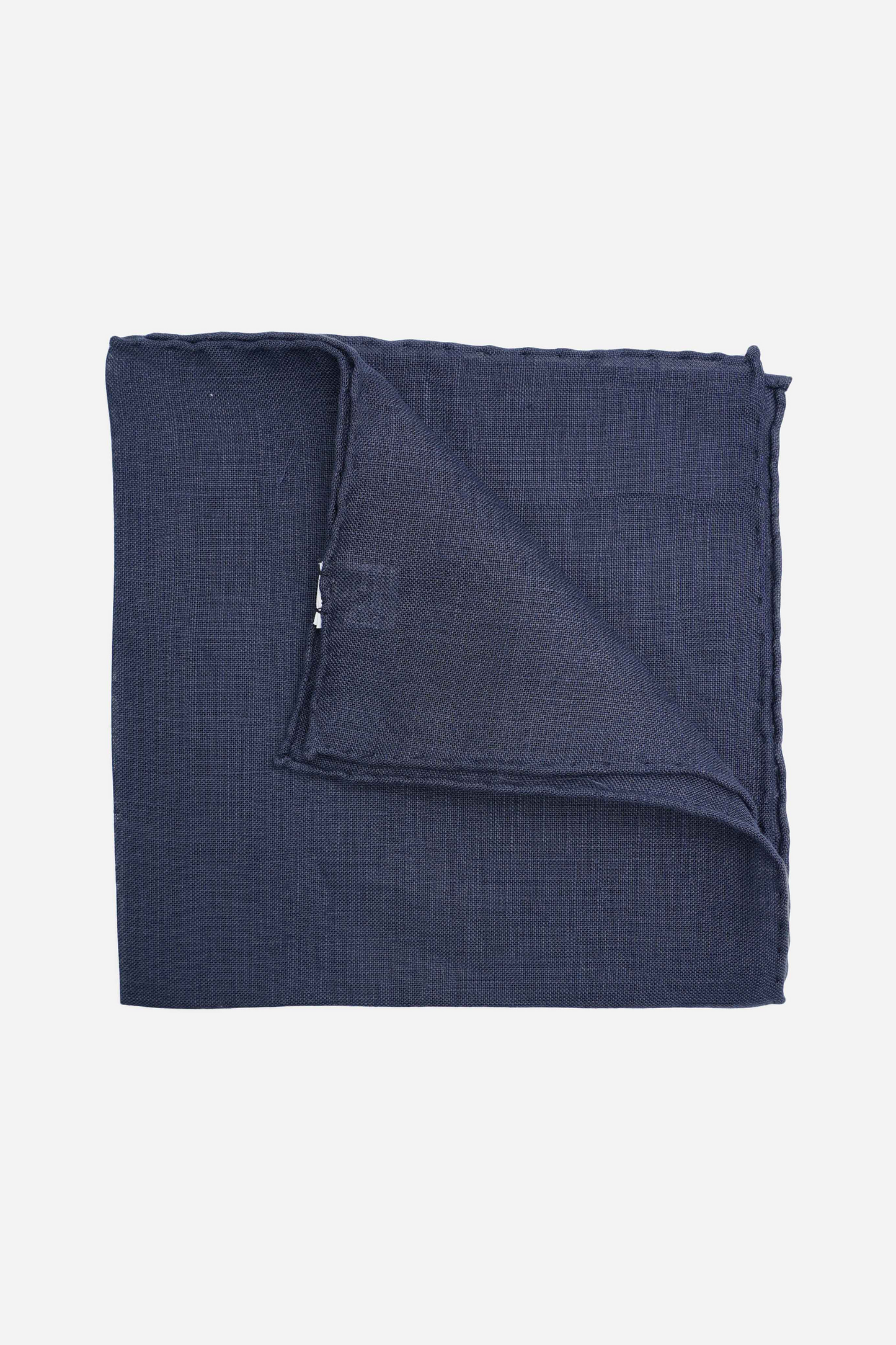 Navy Linen Scarf