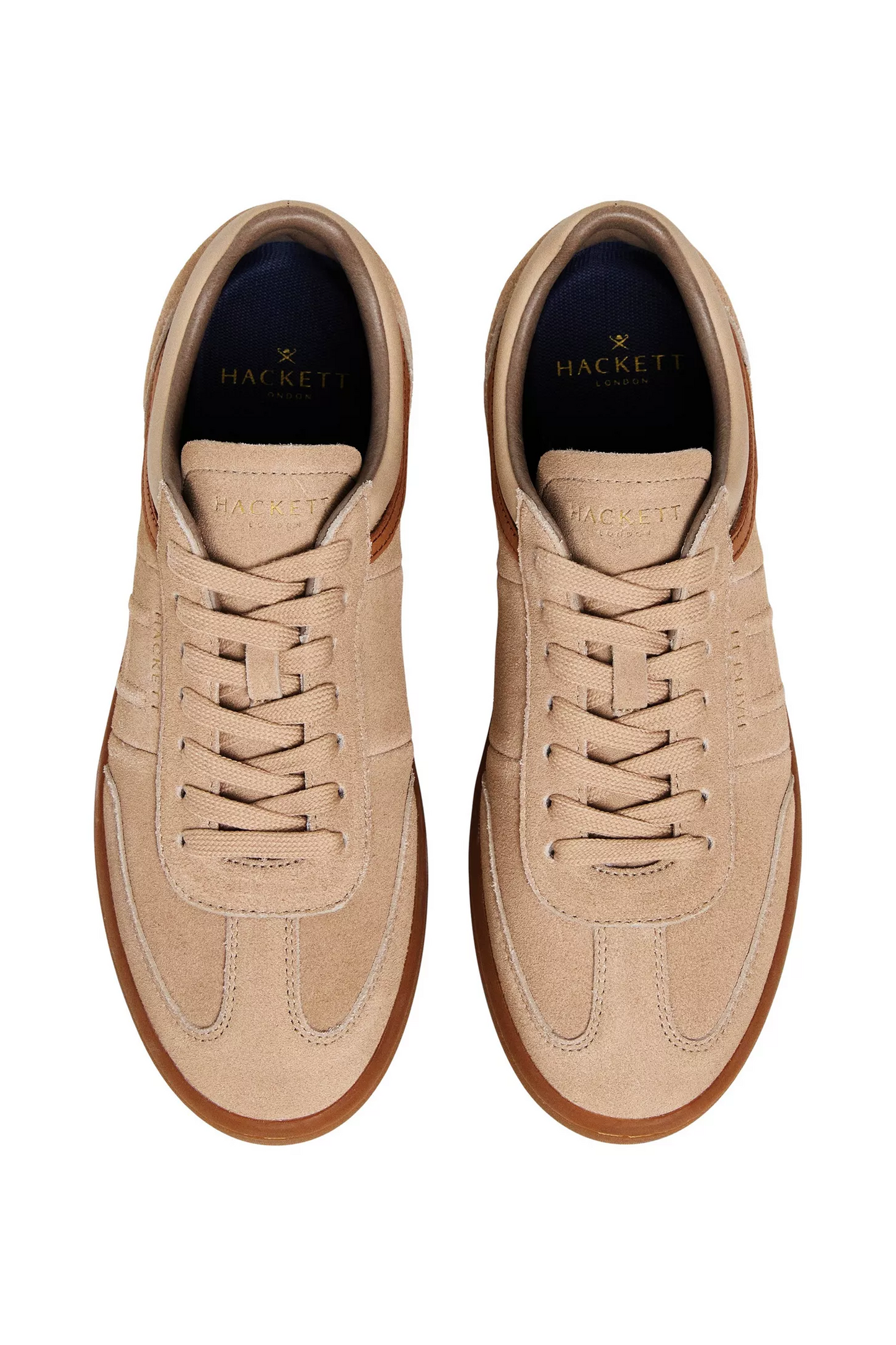 Hackett Beige Suede Sneakers