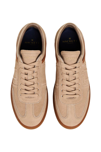 Hackett Beige Suede Sneakers