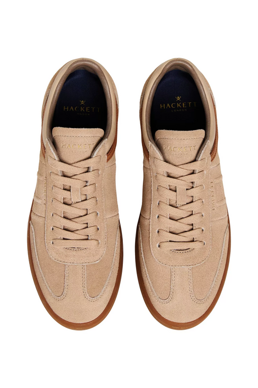 Hackett Beige Suede Sneakers