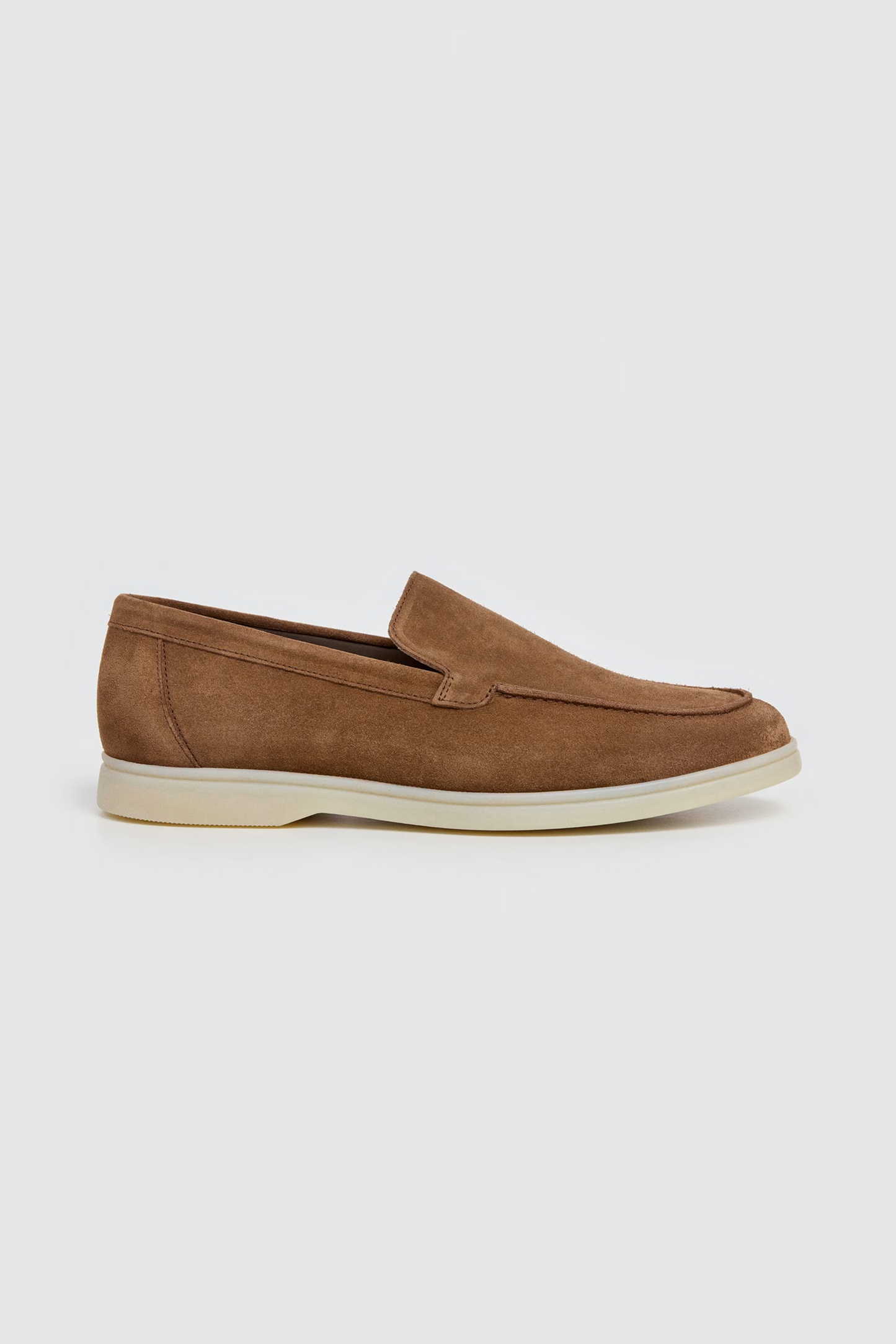 Hackett Tan Suede Slip-On Loafers