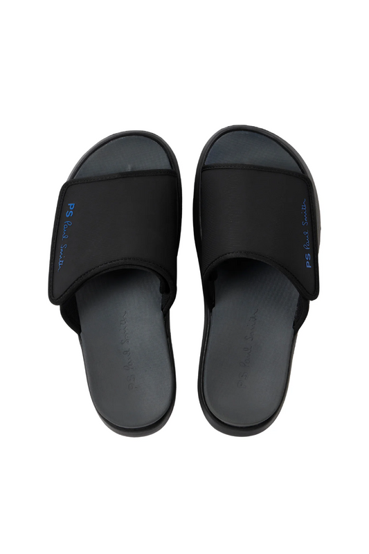 Paul Smith Black Chiba Premium Velcro Slides