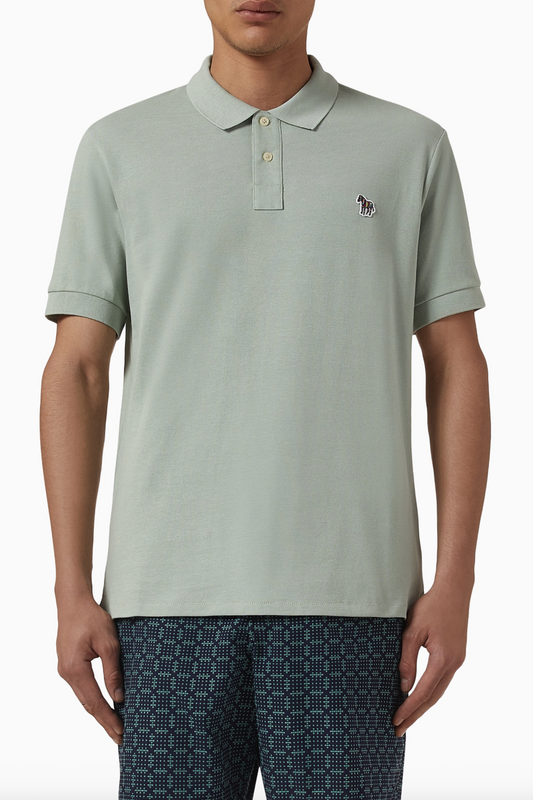 Paul Smith Mint Zebra Polo Shirt