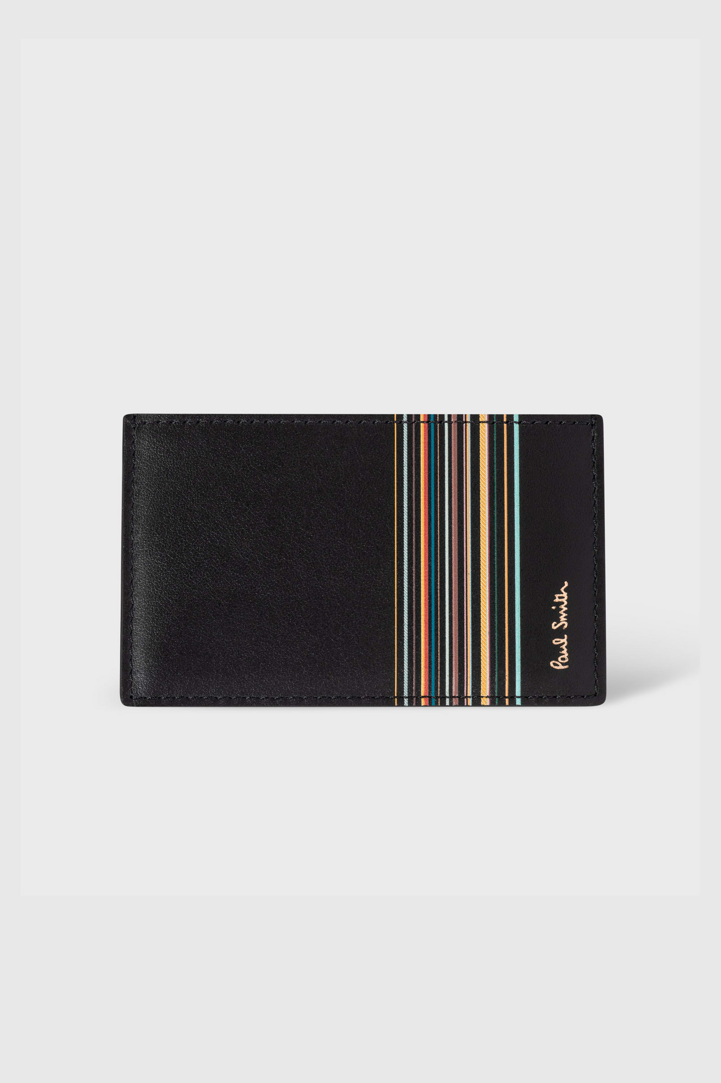 Paul Smith Signature Stripe Leather Card Holder
