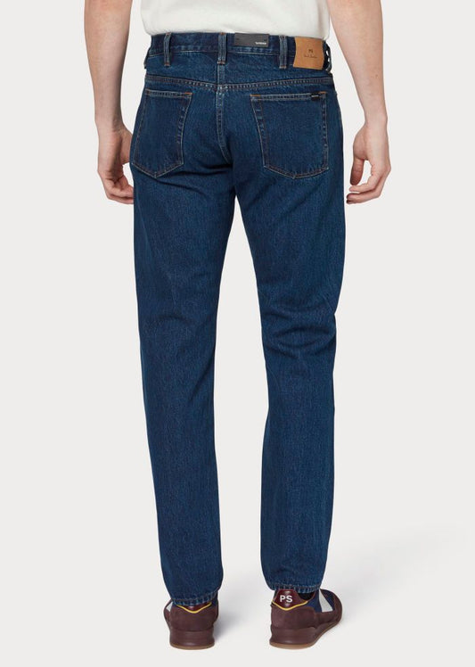 Mid Blue Tappered Jeans