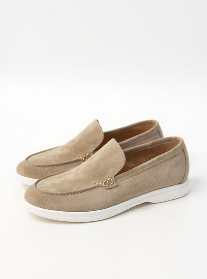 Loafer-Style Beige Shoes