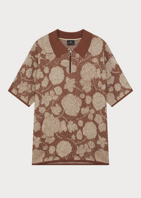 Paul Smith Jacquard Knitted Polo