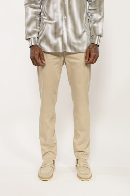 Green Striped Cotton Shirt