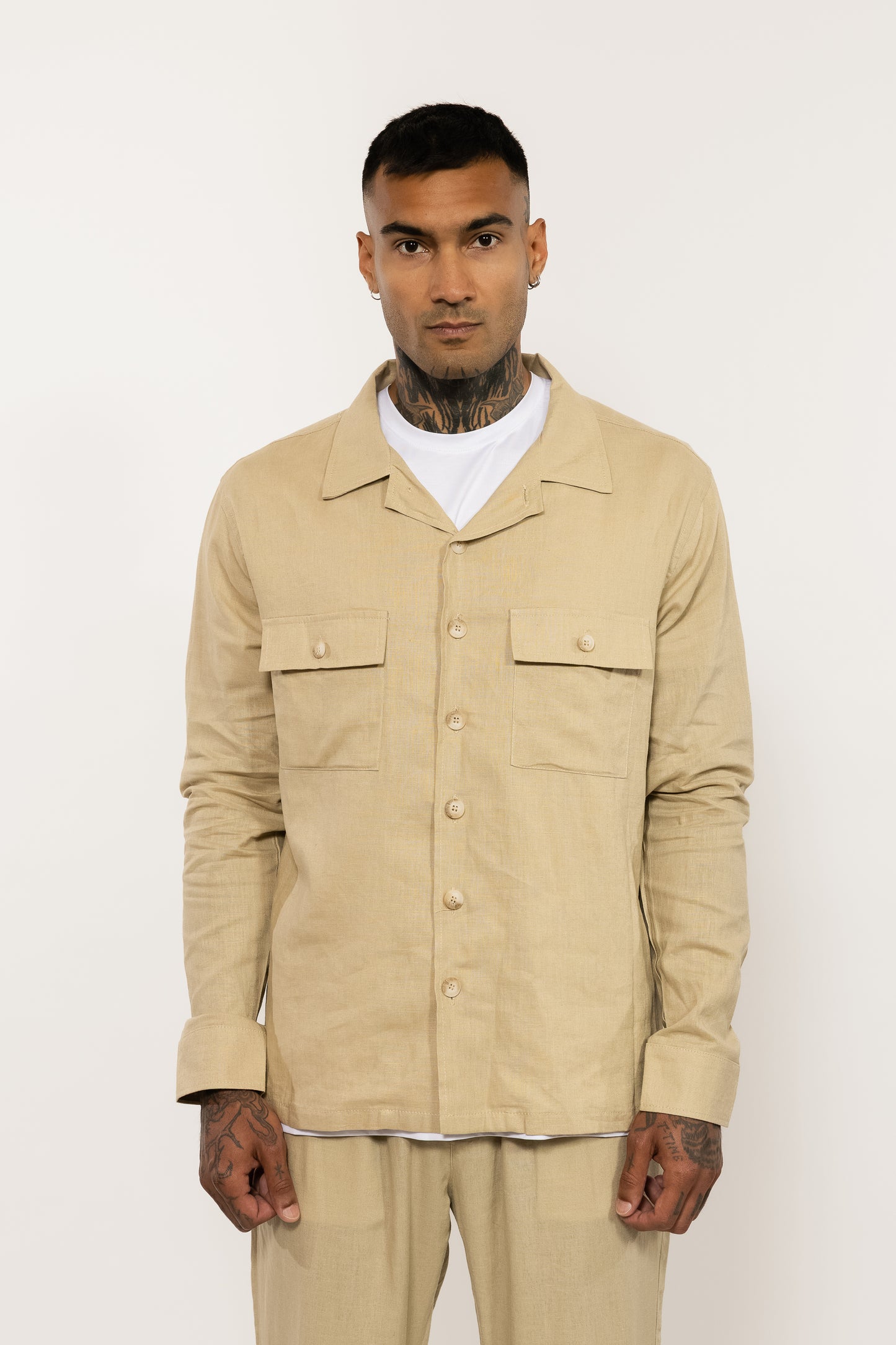 Beige Overshirt