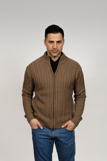 Fango Zip Up Cardigan