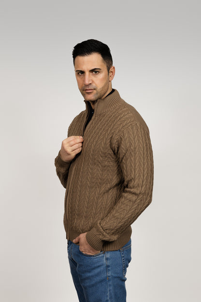 Fango Zip Up Cardigan