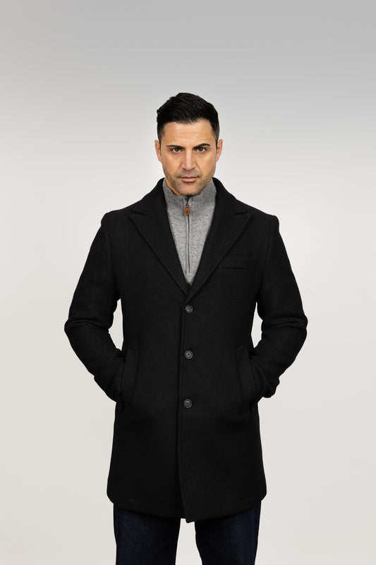 Black Wool Coat