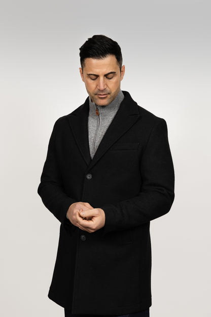 Black Wool Coat