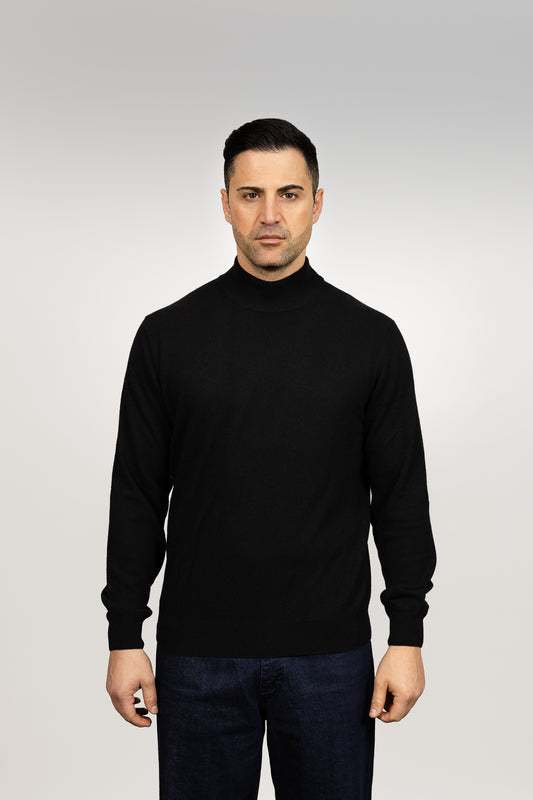 Black Turtleneck Sweater
