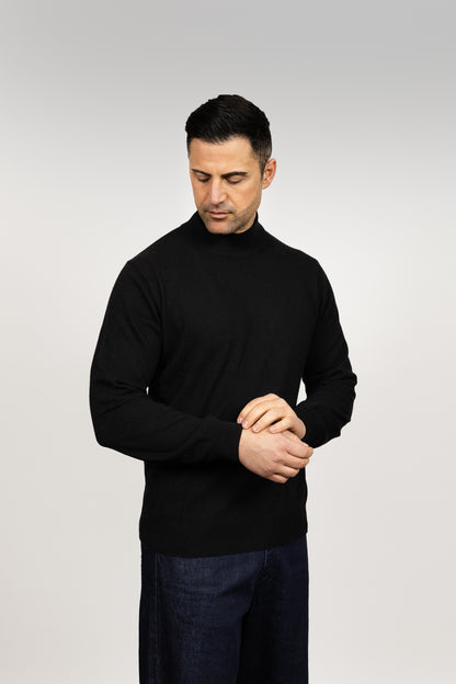 Black Turtleneck Sweater