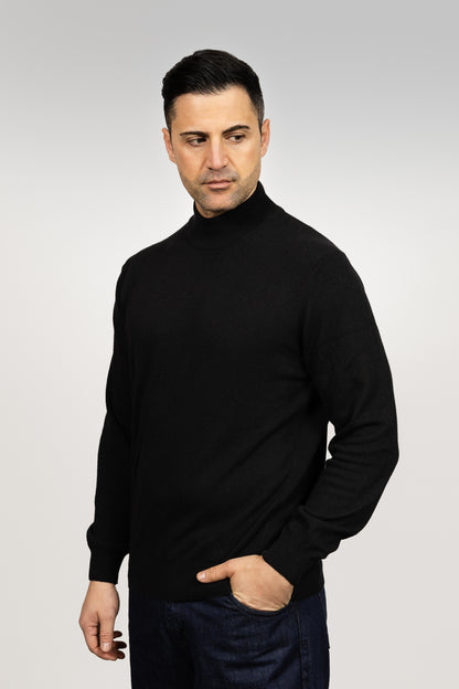 Black Turtleneck Sweater