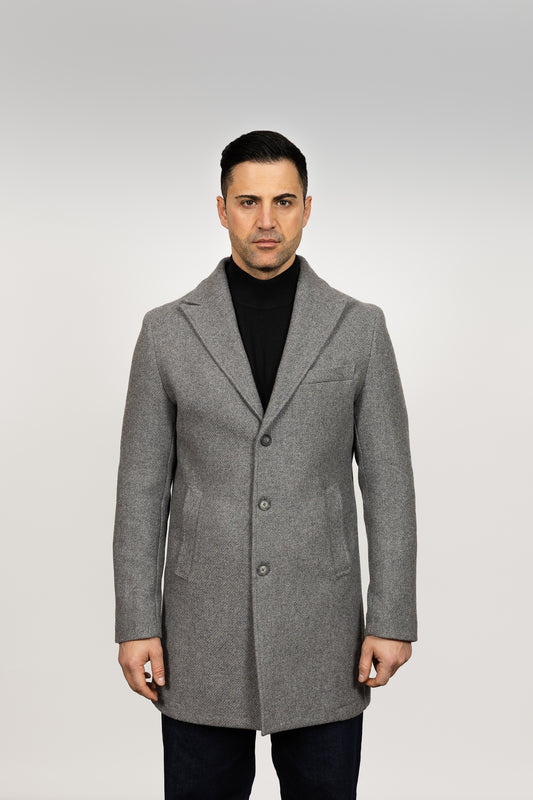 Grey Wool Coat