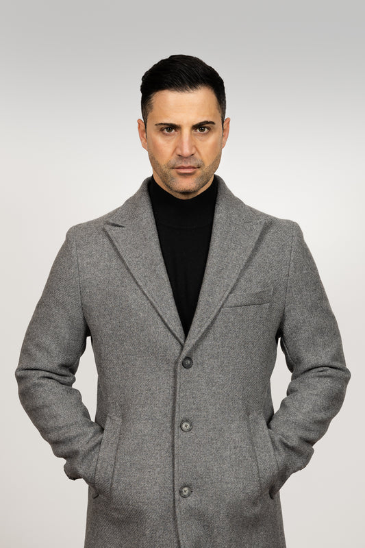 Grey Wool Coat