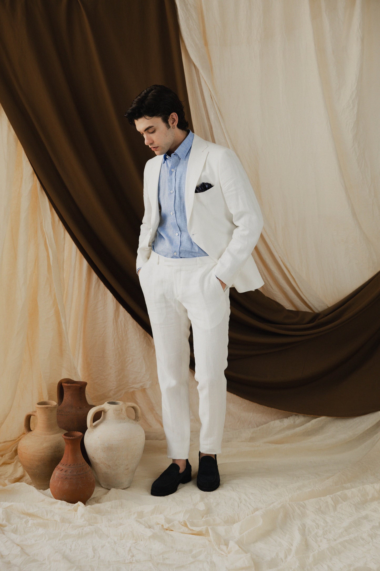 White Linen Suit