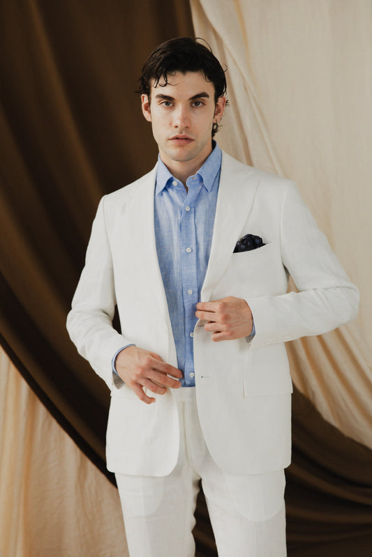 White Linen Suit