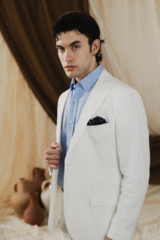 White Linen Suit
