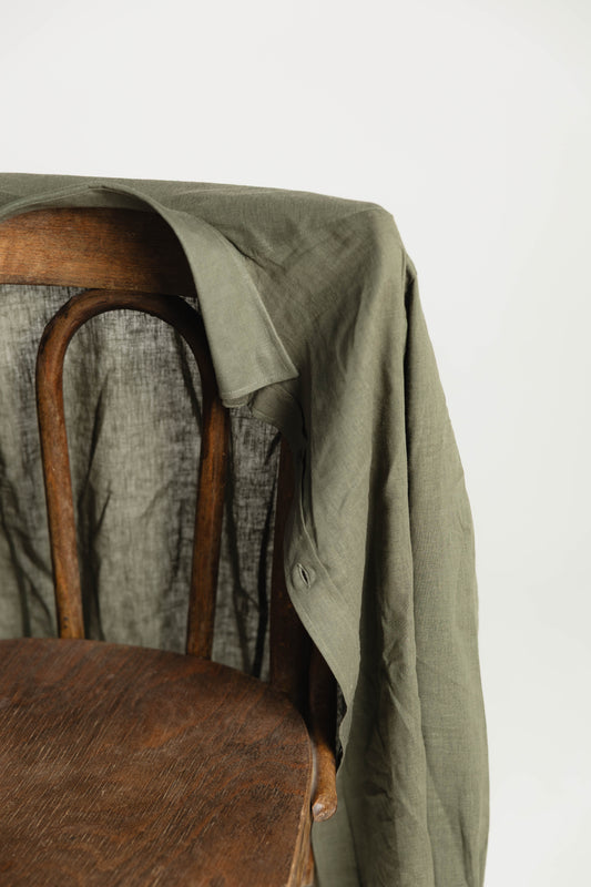 Green Linen Shirt