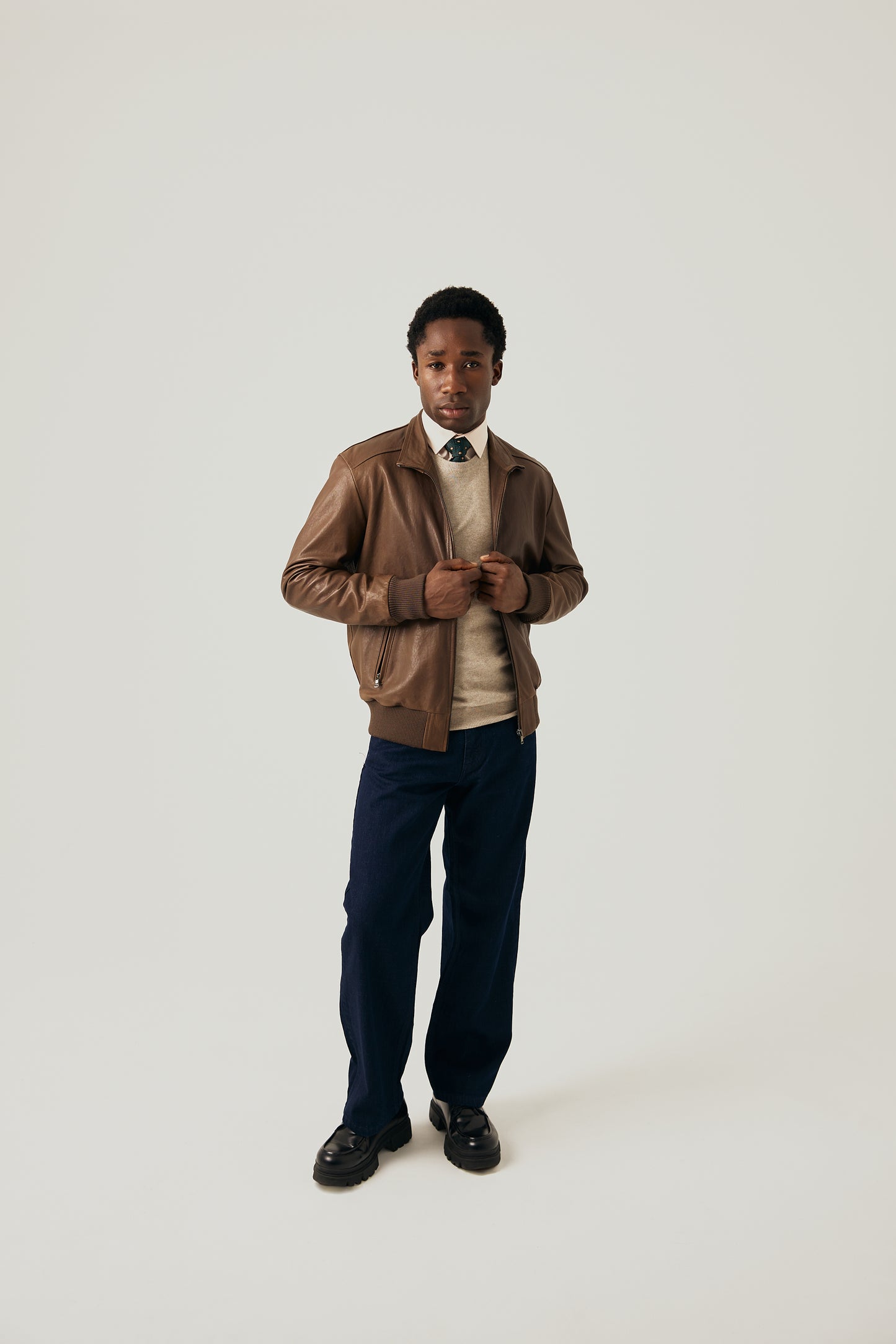 Brown Leather Jacket
