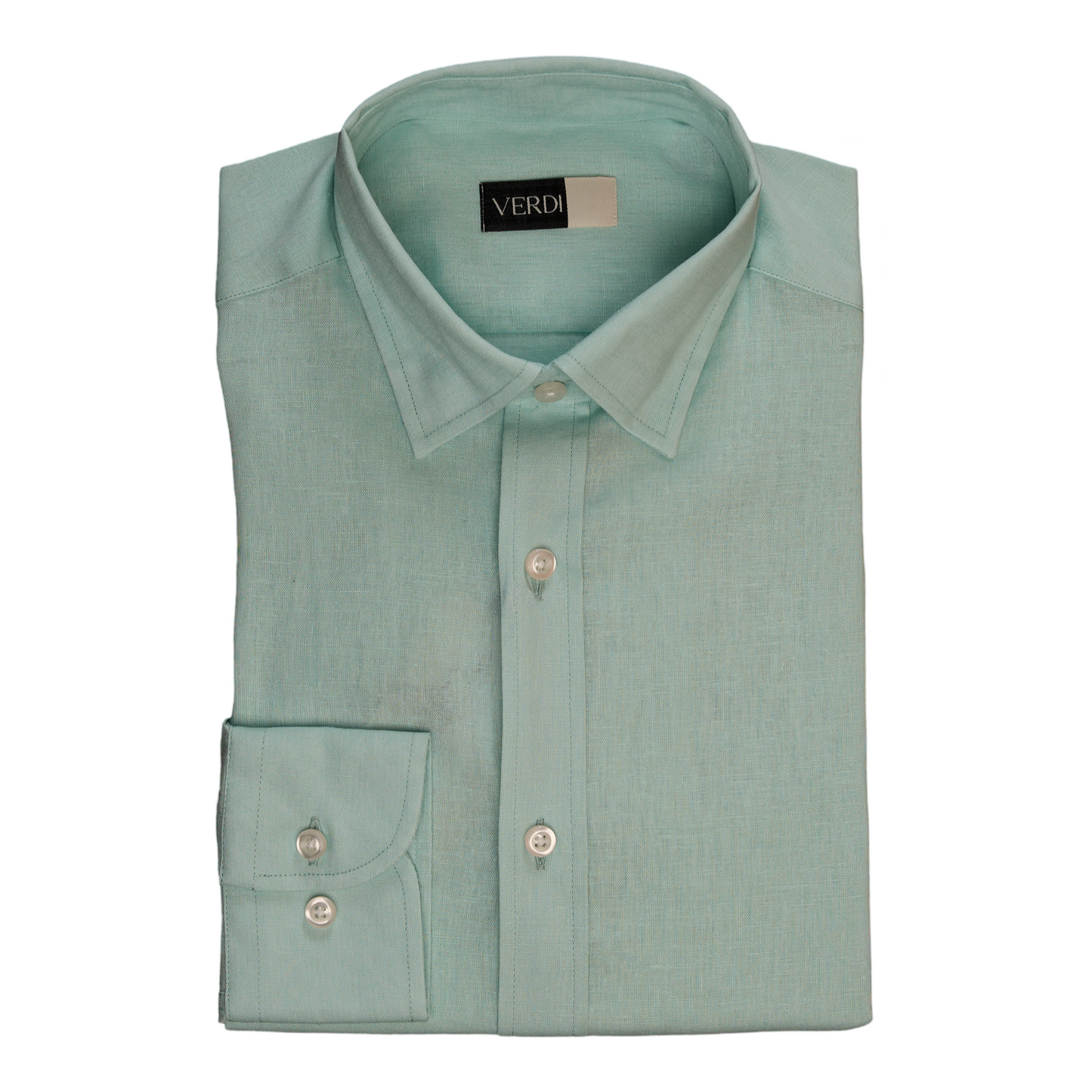 VERDI MINT LINEN SHIRT