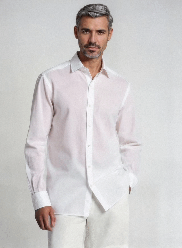 White Linen Shirt