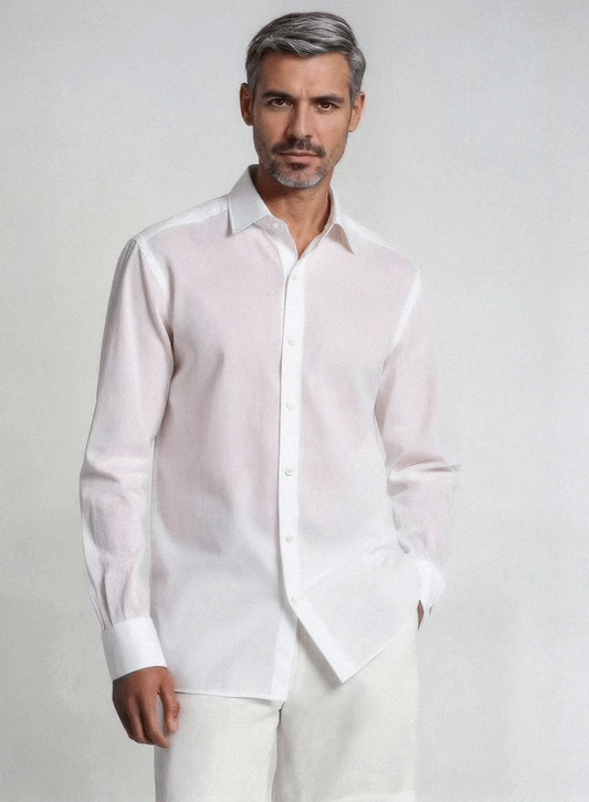 White Linen Shirt
